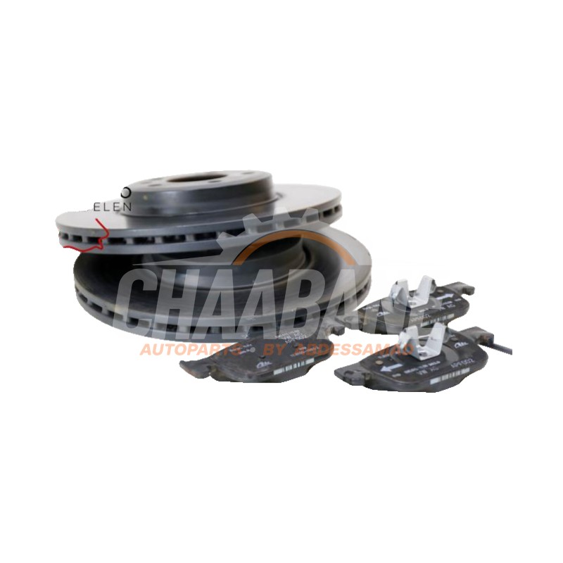 Disque de frein avant 8W0615301T Audi A5 Sportback (F5A/F5F) 1.4 TFSI 16V 2016