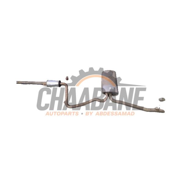 Echappement silencieux arriere+central 5Q0253411AL Skoda Octavia Combi (NXAC) 1.0 TSI e-TEC 12V 2019
