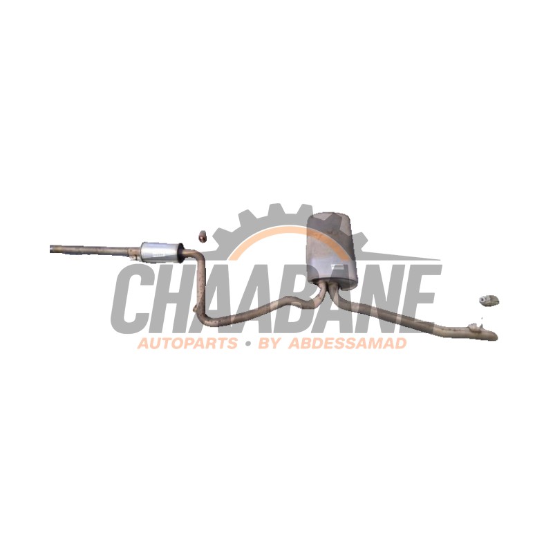 Echappement silencieux arriere+central 5Q0253411AL Skoda Octavia (5EAA) 1.2 TSI 16V 2012 / 2020