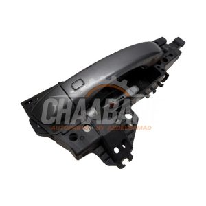 Poignee de porte arriere droite 4M0837886A Audi Q7 (4MB/4MG) 3.0 TDI V6 24V Ultra 2015