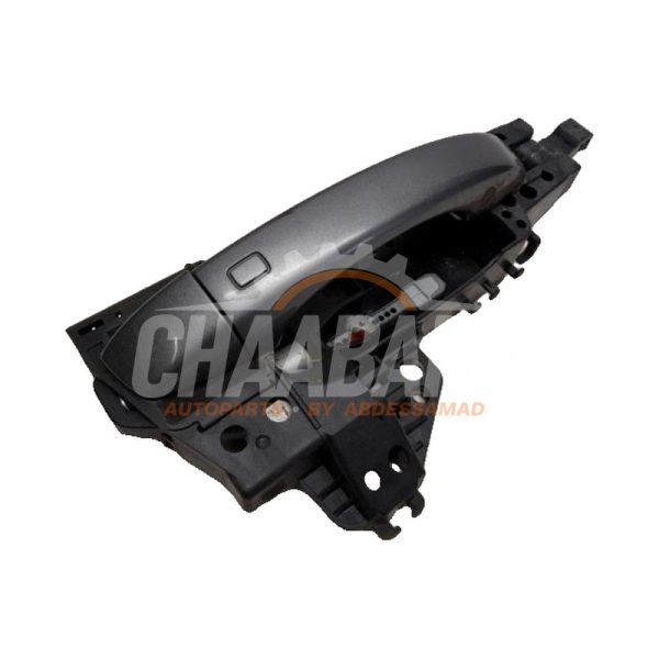 Poignee de porte arriere droite 4M0837886A Audi Q7 (4MB/4MG) 3.0 TDI V6 24V Ultra 2015