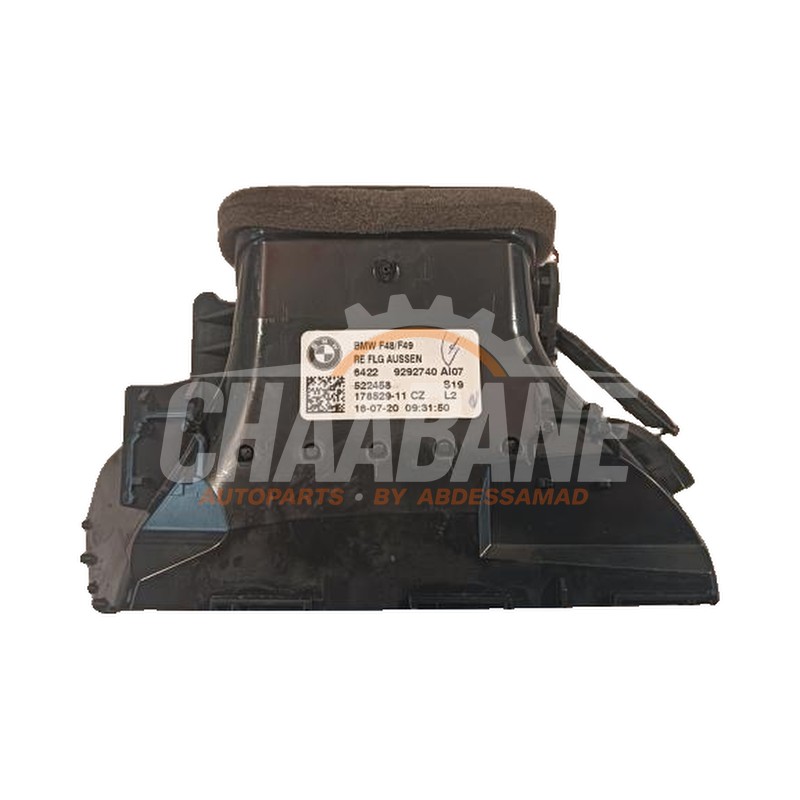 Aerateur tableau de bord 64229292740 BMW X1 (F48) xDrive 25e 1.5 12V TwinPower Turbo 2014 / 2022