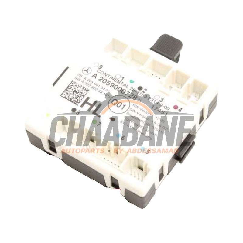 Module verrouillage central des portes A2059000728 Mercedes C Estate (S205) C-180d 1.6 Turbo 16V