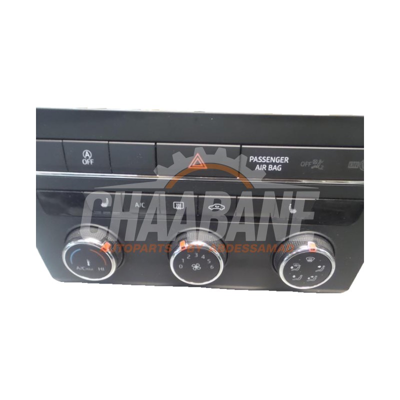 Panneau de commandes chauffage 5F0907426J Seat Leon ST (5FF) 1.6 TDI Ecomotive 16V 2012 / 2020