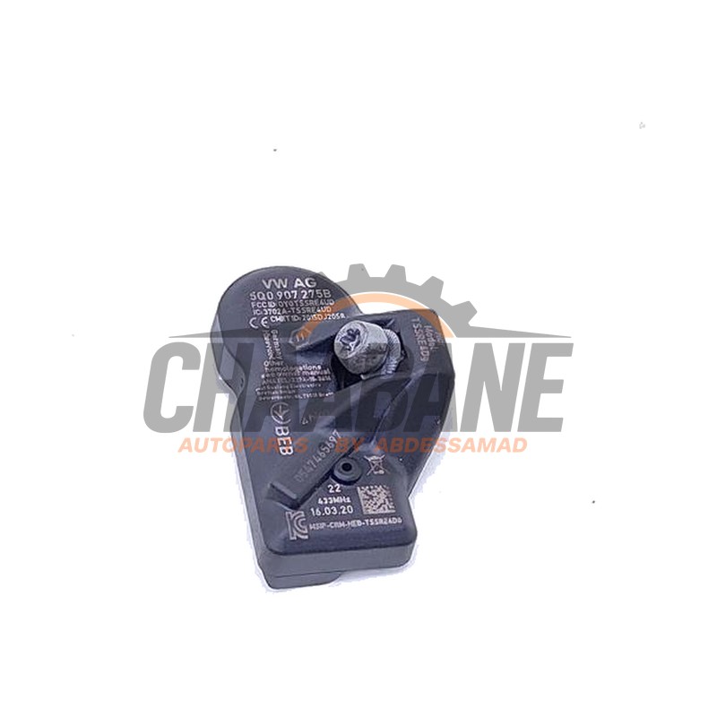 Capteur gonflage pneus 5Q0907275B Audi RS 6 Avant (C8) 4.0 V8 TFSI Mild Hybrid 32V 2019