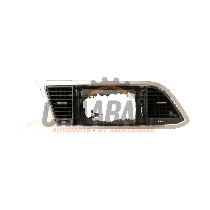 Grille aeration tableau de bord 5F1819110D Seat Leon (5FB) 1.4 TSI ACT 16V 2012 / 2020
