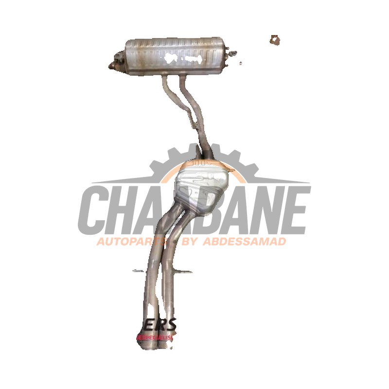 Echappement silencieux arriere+central 4M8253078BK Audi RS Q8 2019