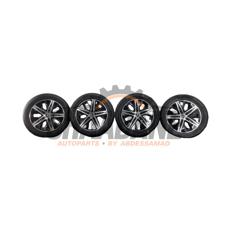 Jeu de jantes sport + pneus A2054019000 Mercedes C (W205) C-300 2.0 EQ Boost Turbo 16V