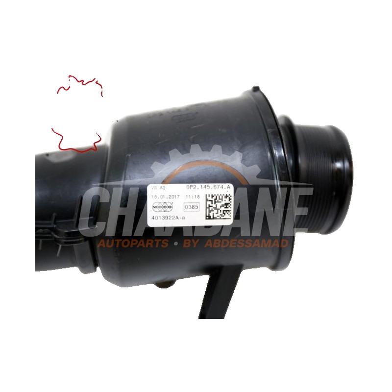 Conduit turbo 0P2145674A Audi S8 (D5) 4.0 V8 TFSI Mild Hybrid 32V 2019