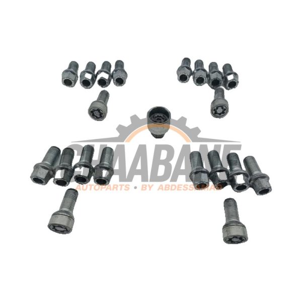 Kit boulons de roue WHT001812 Volkswagen Caddy IV 1.6 TDI 16V 2015