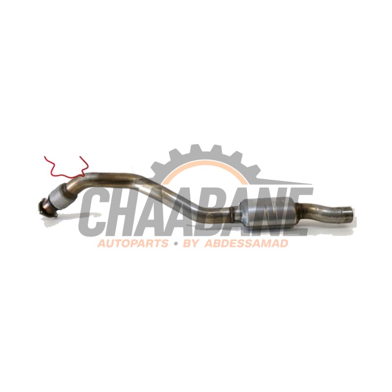 Echappement silencieux avant 4G0254350K Audi RS7 Sportback (4GA/4GF) 4.0 V8 TFSI Performance 32V 2013 / 2018