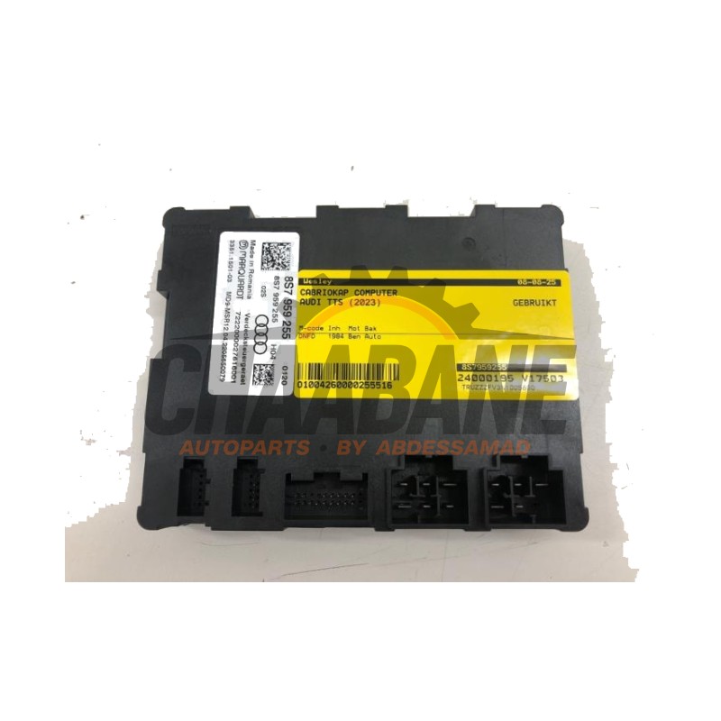 Ordinateur toit escamotable 8S7959255 Audi TT 2014