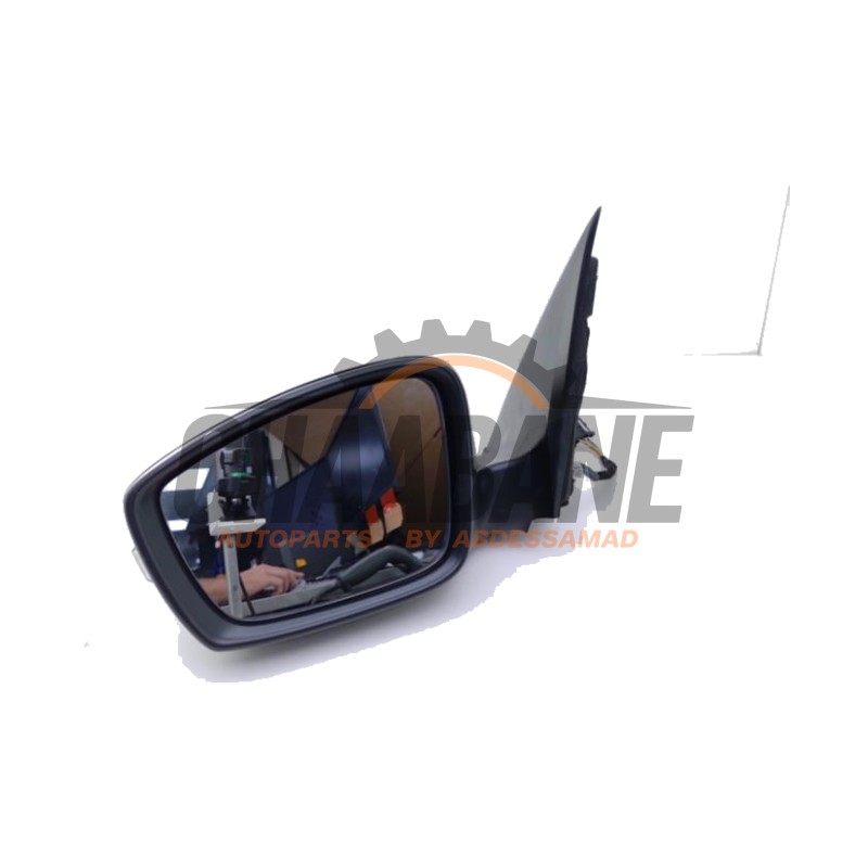 Glace retroviseur gauche 5JA857521C Skoda Rapid Spaceback 1.6 TDI 16V 2012 / 2019