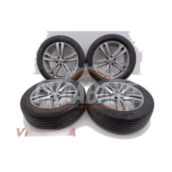 Jeu de jantes sport + pneus 2GM601025G Volkswagen T-Cross 1.0 TSI 115 12V 2018