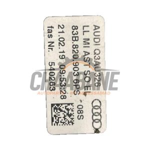 Aerateur tableau de bord 83B820903 Audi Q3 (F3B) 1.5 35 TFSI 16V 2018