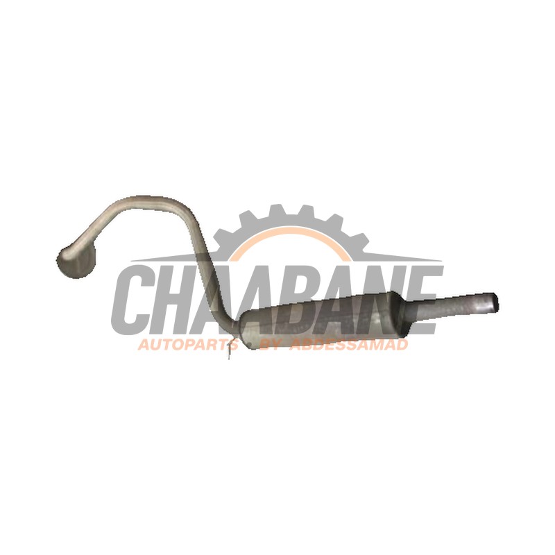 Echappement silencieux arriere+central 6C0253209N Skoda Fabia III (NJ3) 1.0 12V 2014 / 2021