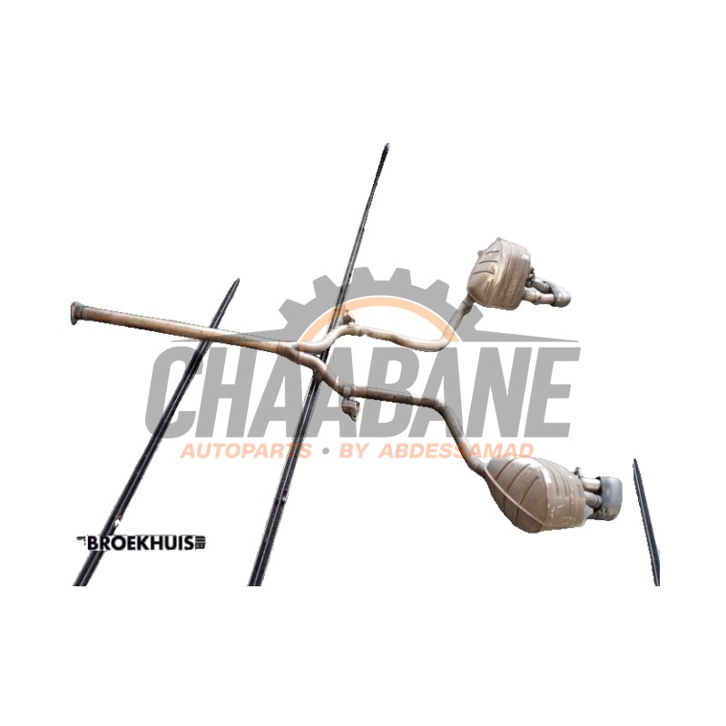 Echappement silencieux arriere 2055156002 Porsche Panamera (970) 3.0 D V6 24V 2016 / 2023