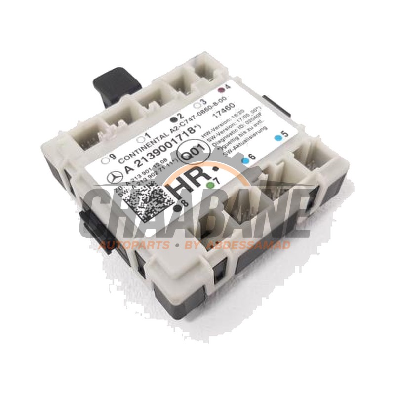 Module verrouillage central des portes A2139001718 Mercedes E-Klasse