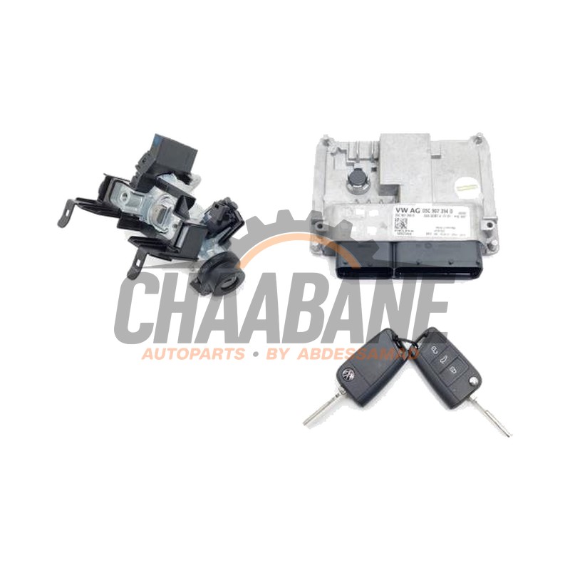 Serrure de contact + ordinateur 6C0905865 Volkswagen Polo VI (AW1) 1.0 TSI 12V 2017