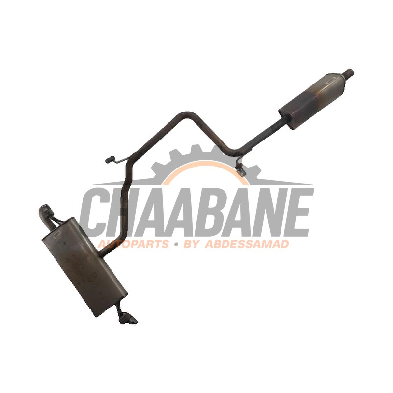 Echappement silencieux arriere+central 5QA253211D Volkswagen Touran (5T1) 1.0 TSI 2015