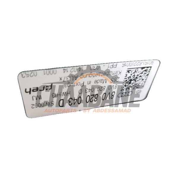 Panneau de commandes chauffage 8V0820043CIMJ Audi S3 (8V1/8VK) 2.0 T FSI 16V 2012 / 2017