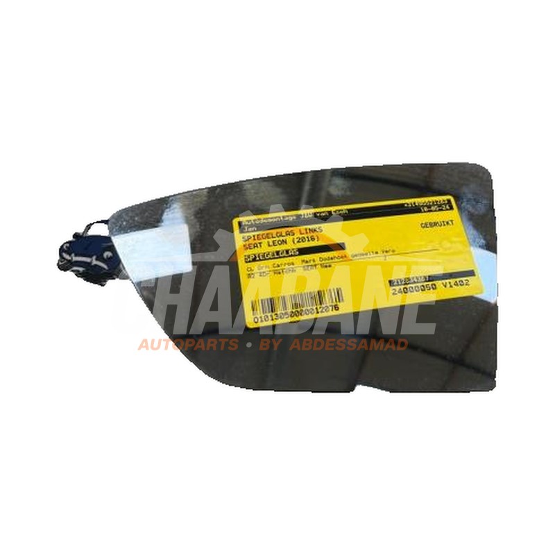 Glace retroviseur gauche 212834387 Seat Leon (5FB) 1.4 TSI 16V 2012 / 2020