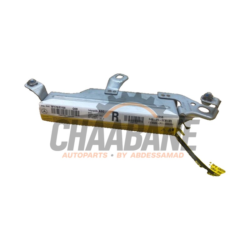 Airbag portiere 4portes arriere droite A1768601002 Mercedes A (W176) 2.2 A-200 CDI, A-200d 16V