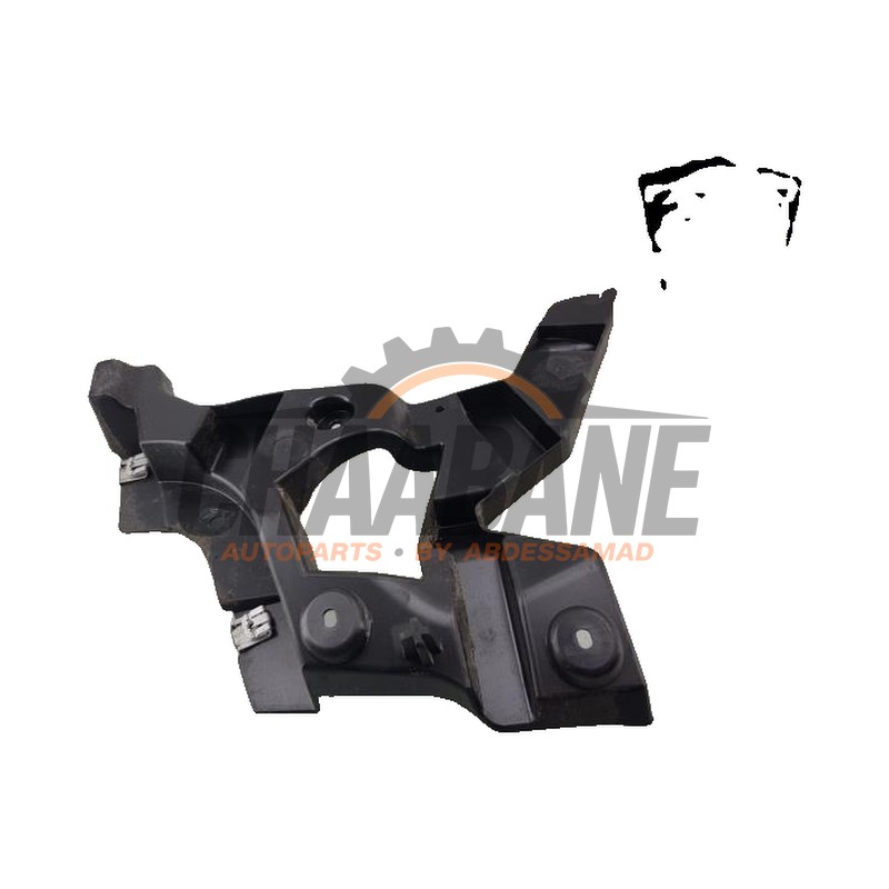 Support pare-chocs arriere droit 4J3807202 Audi RS e-tron GT (F83) 93 kWh 2021