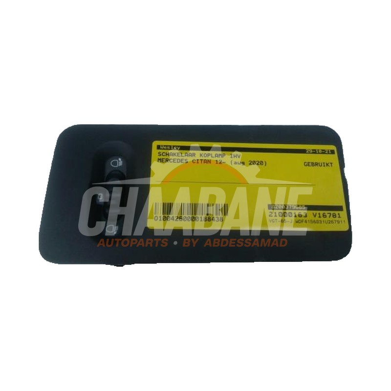 Commutateur phare hauteur reglable 8200379685 Mercedes Citan (415.6) 1.5 109 CDI