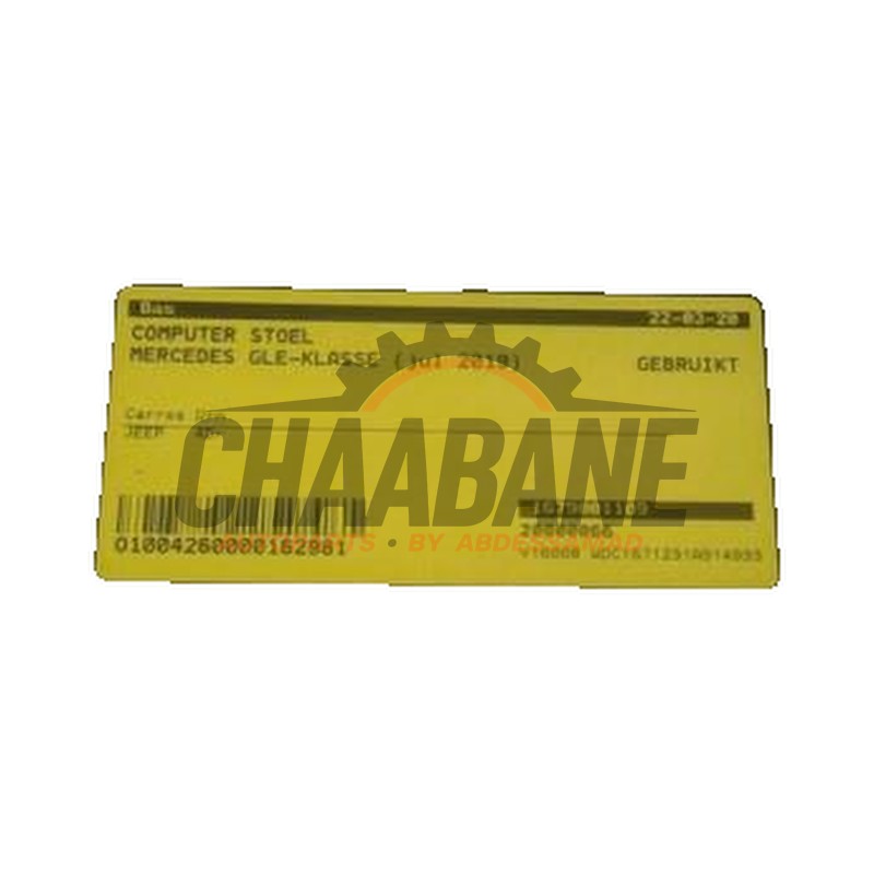 Ordinateur siege 1679001109 Mercedes GLE (V167) 400d 2.9 4-Matic