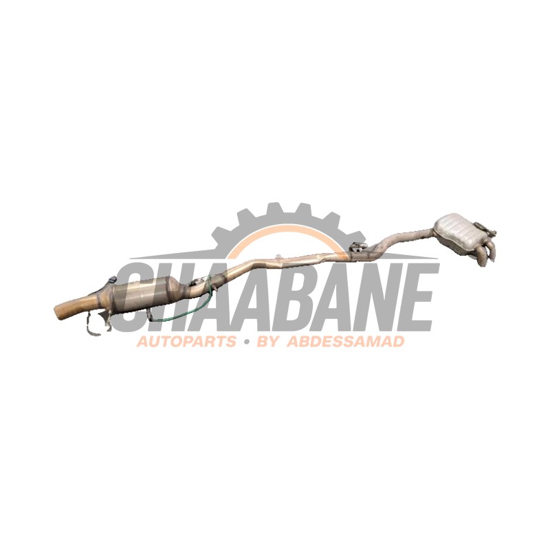 Echappement (complet) A1674900504 Mercedes GLE (V167) 300d EQ Boost 2.0 Turbo 16V 4-Matic