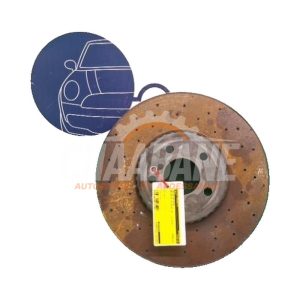 Disque de frein avant A00042122 Mercedes C Estate (S205) C-400 3.0 V6 Turbo 4-Matic