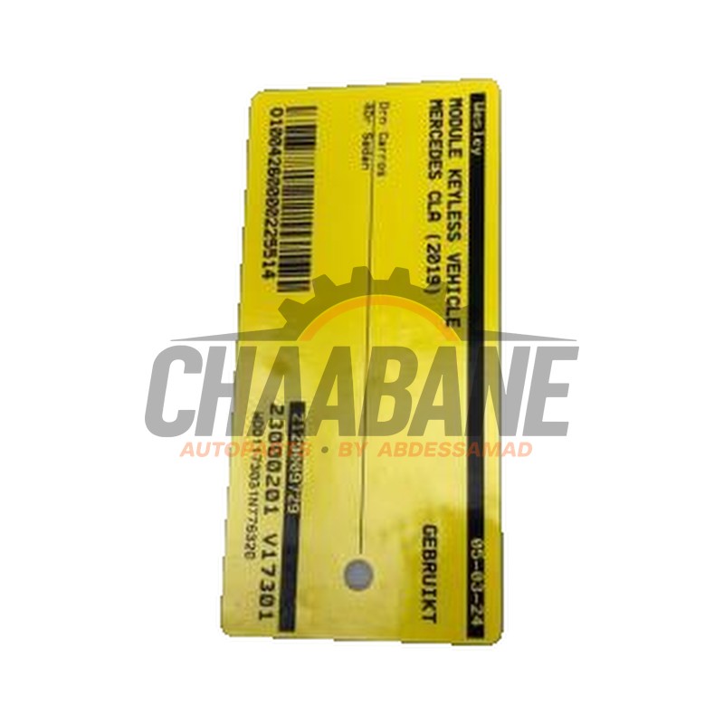 Module dentree sans cle 2129009729 Mercedes CLA (117.3) 2.2 CLA-220 CDI, 220 d 16V