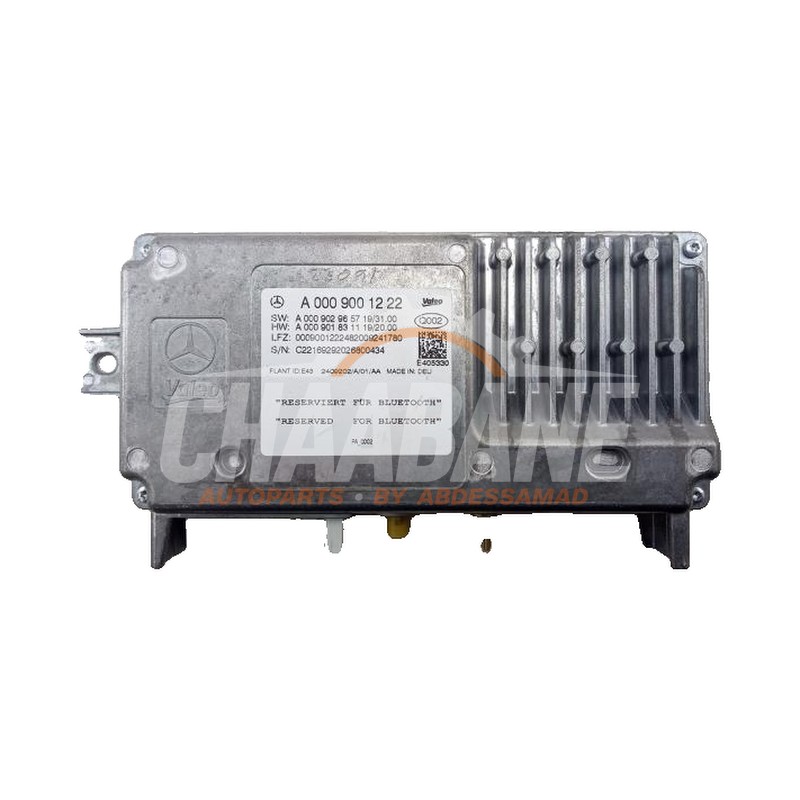Ordinateur aide au stationnement A0009001222 Mercedes C (W205) C-300de 2.0 Turbo 16V