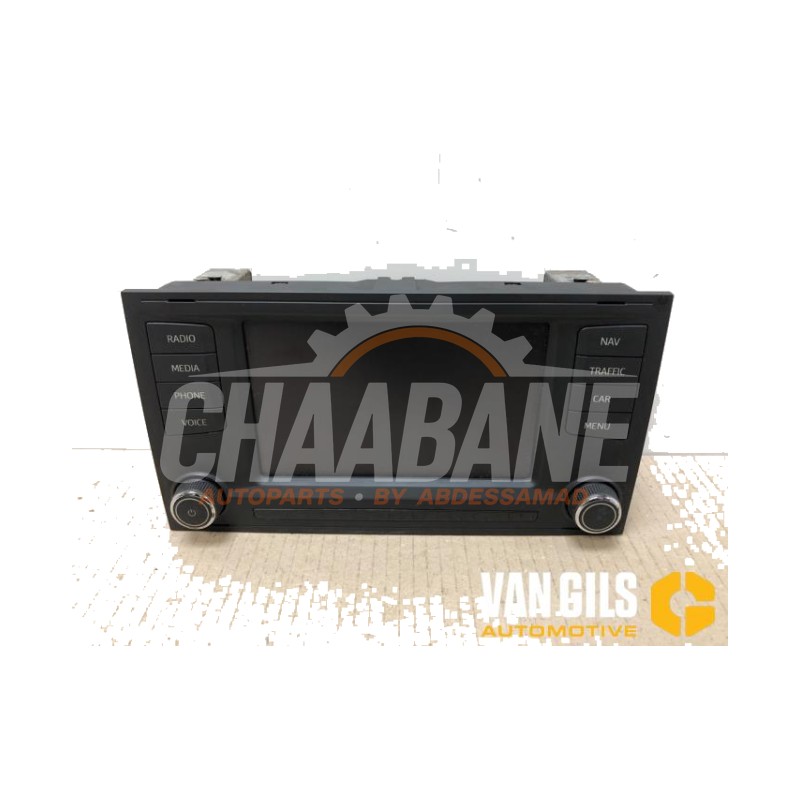 Display Multimedia unite de reglage 5F0919603A Seat Leon (5FB) 1.6 TDI Ecomotive 16V 2012 / 2020