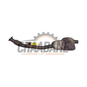 Echappement silencieux central 80A253211C Audi Q5 (FYB/FYG) 2.0 55 TFSI e 16V Quattro 2016