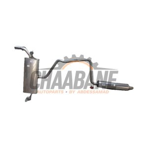Echappement (complet) 5Q0253209EJ Audi Q2 (GAB/GAG) 1.0 TFSI 12V 2016