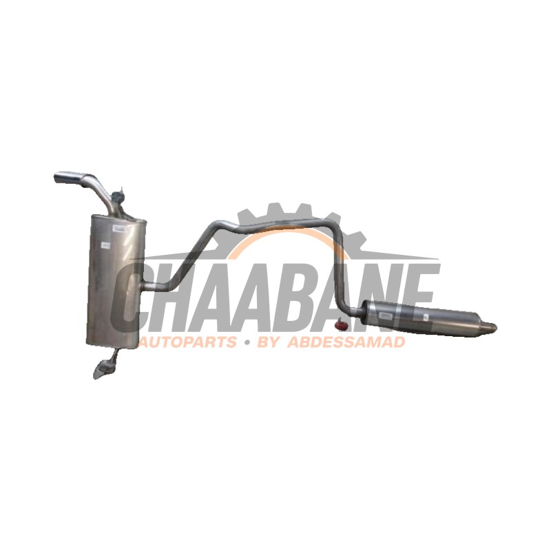 Echappement (complet) 5Q0253209EJ Audi Q2 (GAB/GAG) 1.0 TFSI 12V 2016
