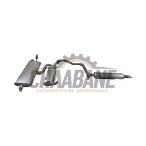 Echappement silencieux arriere+central 5Q0253411AT Skoda Karoq 1.5 TSI 16V 2017