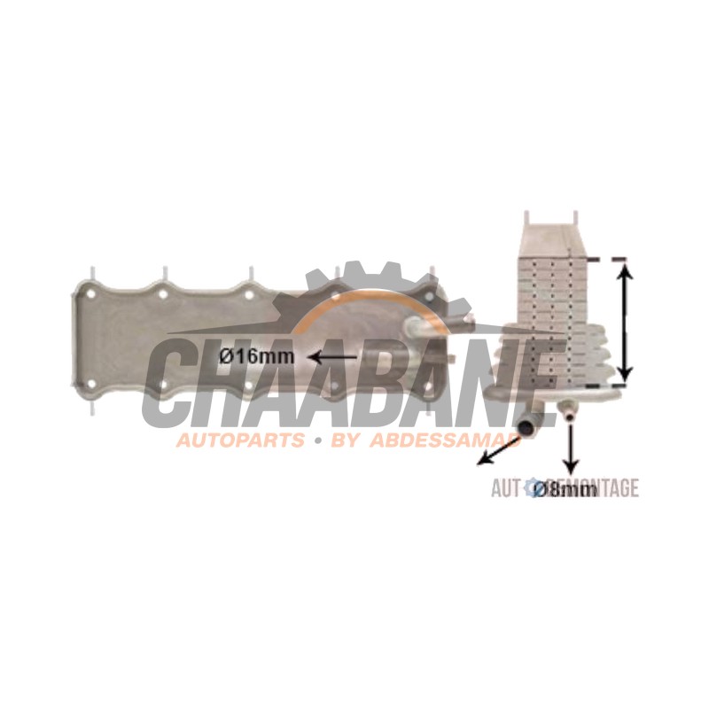 Intercooler 04E145749F Audi A3 Sportback (8VA/8VF) 2012 / 2020