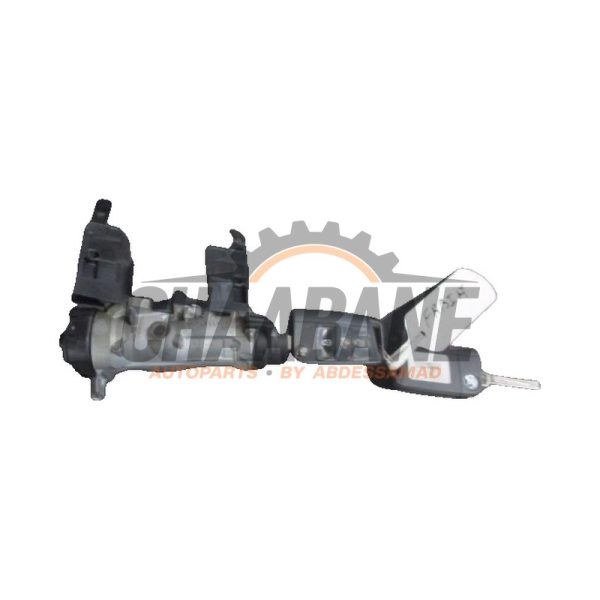Serrure de contact + cle 1K0905851D Skoda Fabia III (NJ3) 1.0 TSI 12V 2014 / 2021