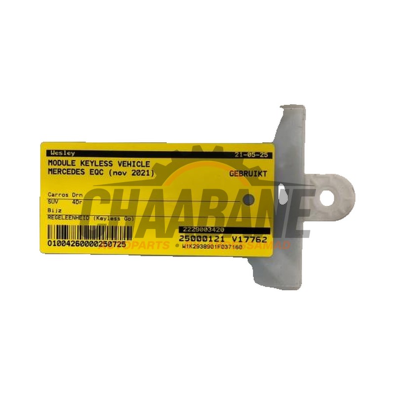 Module vehicule sans cles 2229003420 Mercedes EQC (N293) 400 4-Matic