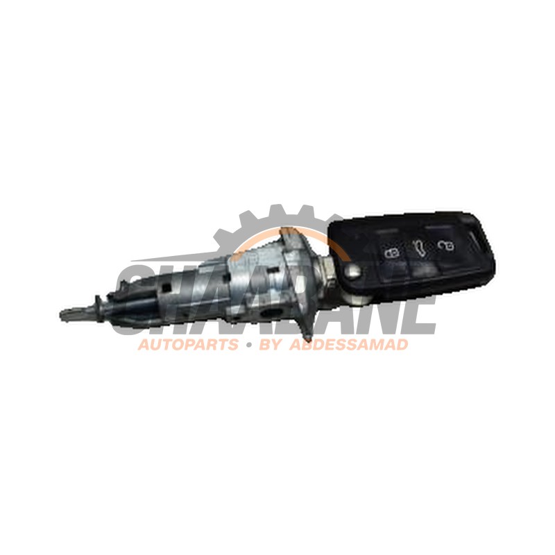 Serrure de contact + cle 5E0837167A Skoda Octavia 2012 / 2020