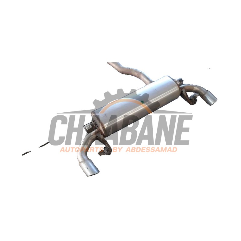 Echappement silencieux arriere+central 18308582068 BMW 6 serie Gran Turismo (G32) 630d xDrive 3.0 TwinPower Turbo 24V 2017 / 2024