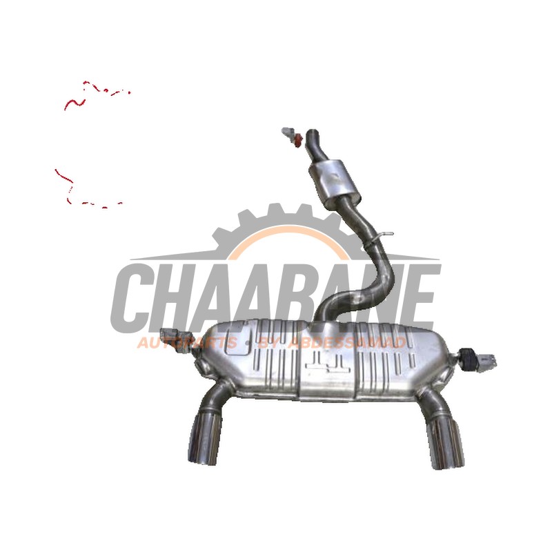 Echappement silencieux arriere+central 8S0253409A Audi TT (FV3/FVP) 2.0 TFSI 16V Quattro 2014