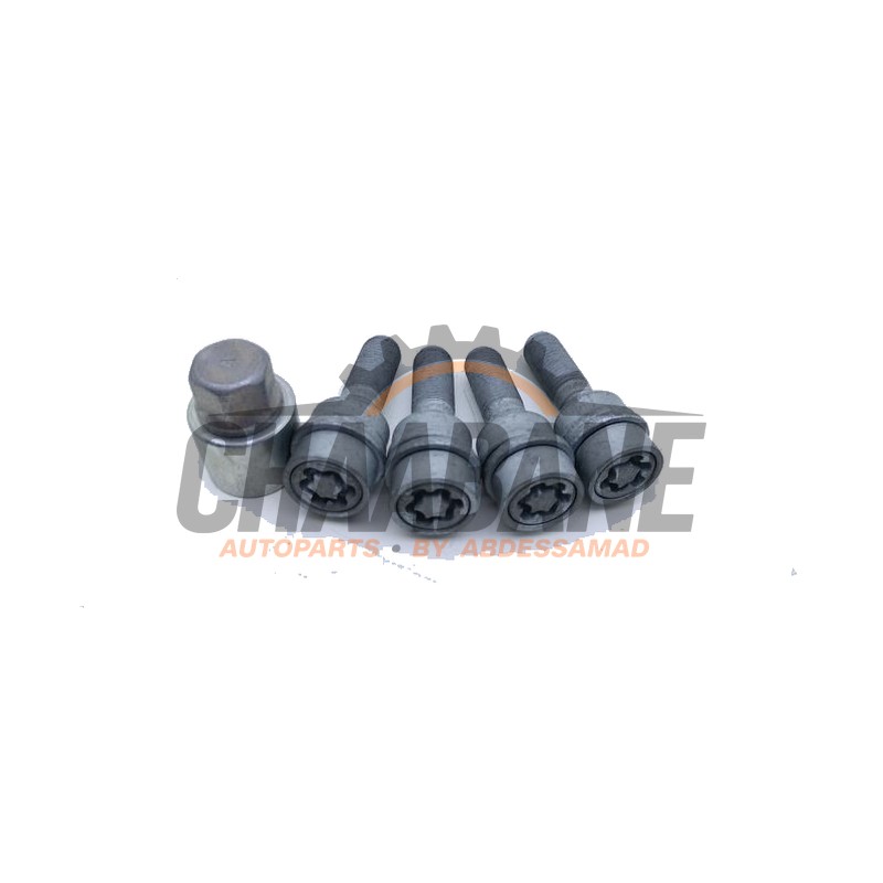 Kit boulons de roue 2H0698137A Volkswagen California T6 2.0 TDI 204 4Motion 2015 / 2024