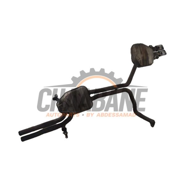 Echappement silencieux arriere+central Audi S7 Sportback (4GA/4GF) 4.0 V8 TFSI 2012 / 2018
