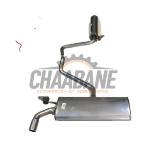 Echappement silencieux arriere+central 5Q6253611AR Audi Q2 (GAB/GAG) 1.0 30 TFSI 12V 2016