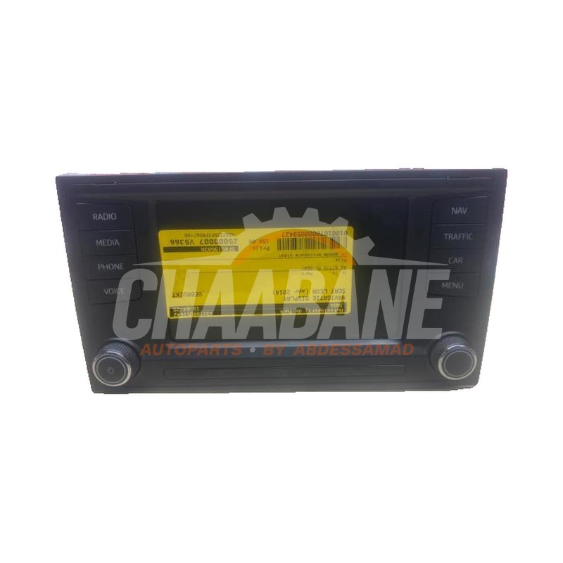 Affichage navigation 5F0919603A Seat Leon (5FB) 1.2 TSI Ecomotive 16V 2012 / 2020