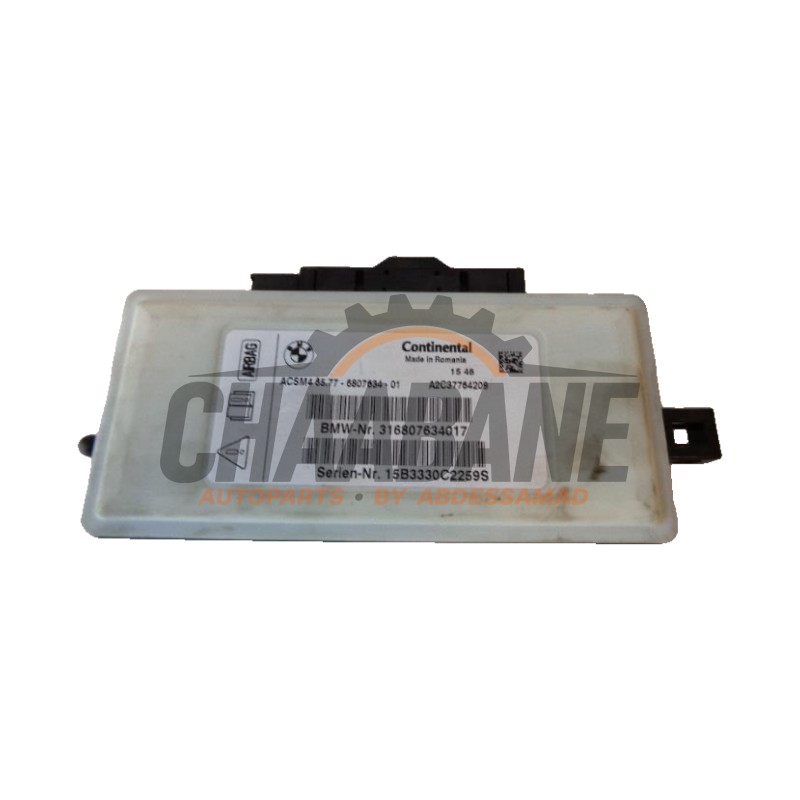 Boitier airbag 316807634017 BMW X6 (F16) xDrive40d 3.0 24V 2014 / 2019